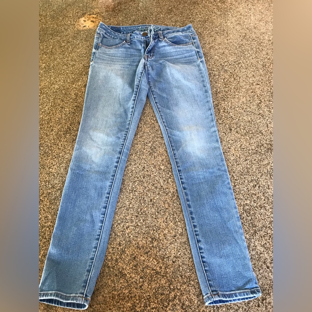 American Eagle Jegging Skinny Jeans Light Wash Jean Women’s size 6